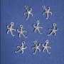 Pendant Finding Sea Star 12x19mm ± packaging 20g ± 22 pcs.