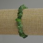 Toned Quartz Chip Bracelet, diameter 7-10x3-5 mm, length 18 cm, stretch