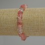 Chalcedony Chip Bracelet, diameter 5-10×2-4 mm, length 18 cm, stretch