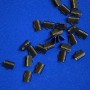 Cord end crimps 10×7 mm, pack of 80 pieces (±) 24 g