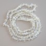 Moonstone Chip Beads, diameter 5–9×2 mm, length 86 cm on beading thread