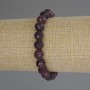 Tourmaline Bracelet with Faceted Beads, 8 mm Diameter, 18 cm Length (Stretch)