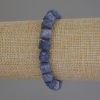 Stretch Sponge Coral Bracelet with Faceted Cube Beads, 8 mm Diameter ±, 18 cm Length ±