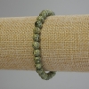 Snake Chain Bracelet with Smooth Beads, 6mm Diameter, 18 cm Length (Stretch)