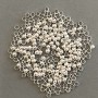 Crimp Fixers 'Zakhypy', 3 mm diameter, metal color 'Silver', 300 g packaging