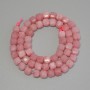 Tourmaline beads, faceted cube, 5x5 mm diameter, 32 cm long on thread
