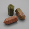 Souvenir pencil, heliotrope natural stone, diameter 36 x 16 mm (price per piece)