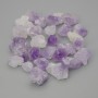 Souvenir natural amethyst raw stone ~ sizes 10-13×2-12 mm (+/-) Packaging 100 g (price per 100 g)