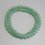 Nephrite Beads, Smooth Sphere, 6mm diameter ± on thread, length 37cm+