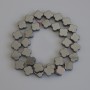Hematite Clover Beads 12x12mm ± on Thread, Length 40cm+
