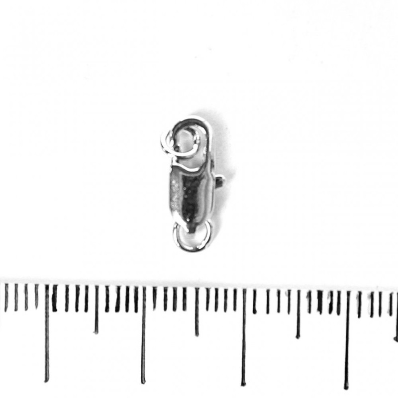 Price per pack / 10 pcs. 12/4 mm Karabiner clasp