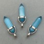 Cat's Eye Pendant Hexagonal Crystal Ball 8x31x41 mm+