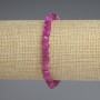 Tourmaline bracelet with faceted cube 5x5 mm, length 18 cm, stretch