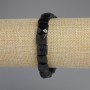 Bracelet with faceted square tourmaline, diameter 10-11×10-11 mm, length 18 cm