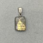 Pendant Labradorite Faceted Link 27x11mm+