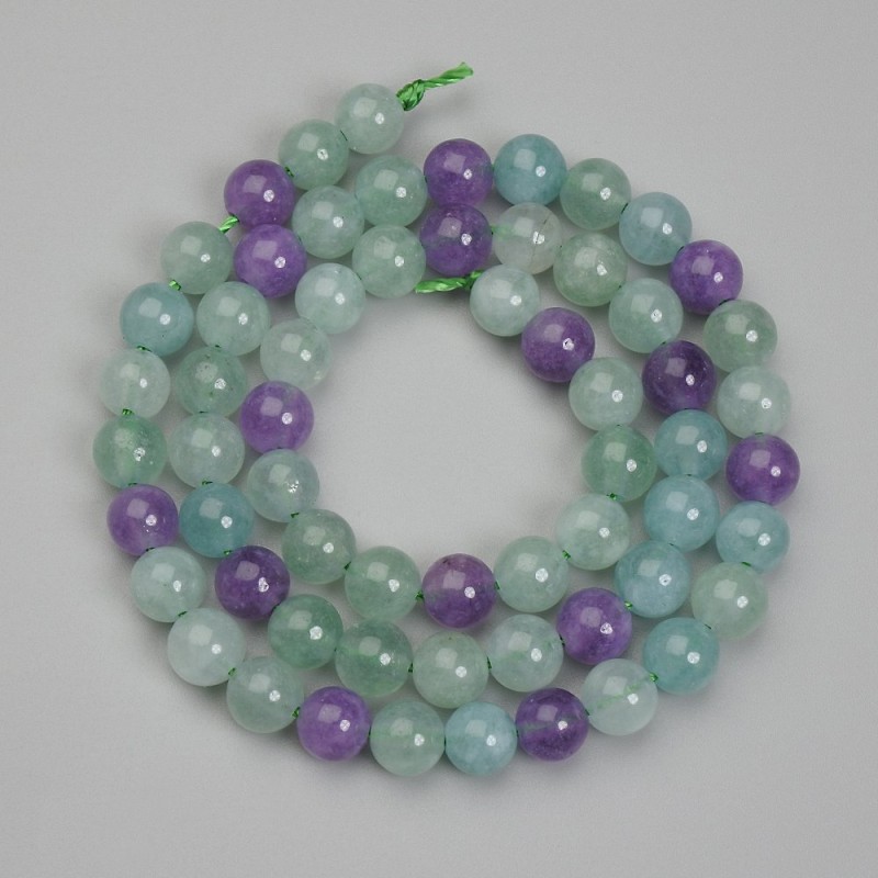 Fluorite Beads - Round, 6 mm Diameter, 38 cm Length