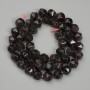 Garnet Beads, Faceted, 8 mm Diameter, 38 cm Length
