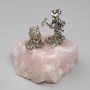 Prospectors Souvenir (Various Figures) Rose Quartz Natural Stone 50×35 mm +/- Assorted Size
