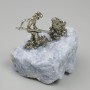 Souvenir 'Prospectors' Made of Celestite