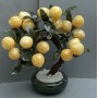 Souvenir Decorative Tree Made of Natural Stone: Onyx, Marble, Jade 30-33mm+, Flexible, Length 25 cm