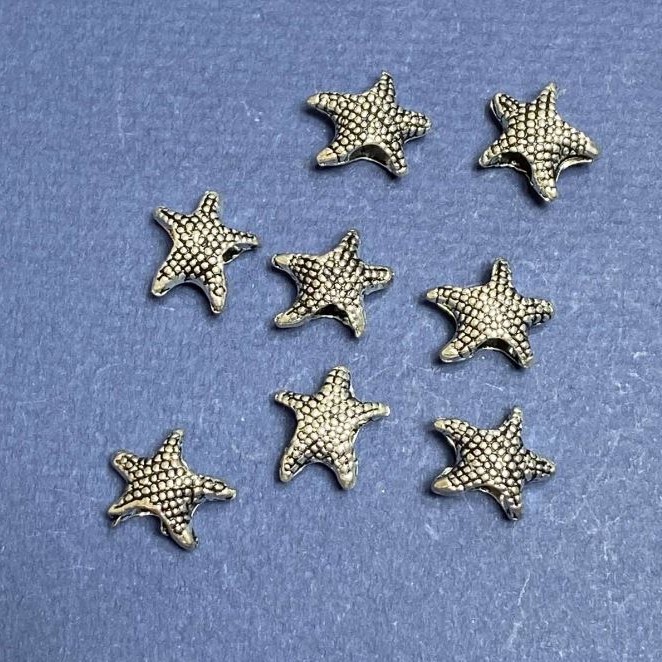 Pandora Sea Star Charm Bead 14x13mm, 20 g pack, approx. 15 pcs