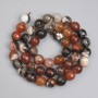 Clearance! Faceted Agate Beads, 8 mm, 37 cm on Thread