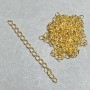 Additional Extension Chain 7 cm, Yellow Gold Finish (+/-)