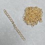 Extension Chain 5 cm - Gold-tone Finish (+/-)