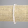 Bracelet with rock crystal cubes 4.5×4.5 mm, length 18 cm, on an elastic stretch cord