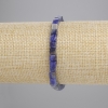 Sodalite Cube Bracelet 4.5x4.5 mm, length 18 cm, stretch