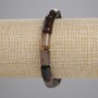 Agate cylinder bracelet, diameter 11x8 mm, length 18 cm, stretch