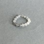 Labradorite Faceted Bead Ring, Stretch