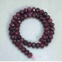 Faceted rondelle tourmaline beads 10x7.5mm, 37 cm length on thread