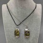 Matching friendship pendants, length 48 cm ±, pendant dimensions 40×20 mm ±
