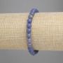 Sponge Coral Bracelet with Smooth 6mm Beads, Length 18 cm, Elastic