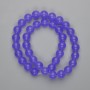 Lavender Amethyst Beads, Smooth Round, 10mm Diameter, 38cm Length on Beading Thread