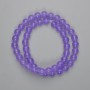 Lavender Amethyst Beads - Smooth Round 8mm, 38cm Strand