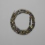 Faceted Tourmaline Cube Beads, 3x3 mm, approx. 38 cm on thread