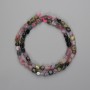 Faceted Tourmaline Beads 5-6×5-5 mm, 5 mm, 39 cm length