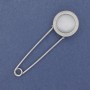 Cat's Eye Brooch Pin in Silver-Tone Metal 76x23 mm