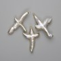 Baroque Pearl Pendant with Petrol Tint ~40×35 mm +/- Assorted Sizes