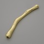 Bead Insert 'Twig' Gold-Tone, size 62×5 mm, hole diameter 1.8 mm ±, per piece