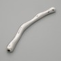 Twig Bead Insert in Silver-Plated Metal, Size 62×5 mm, 5 mm ± hole, 1.8 mm ± bore, per 1 piece