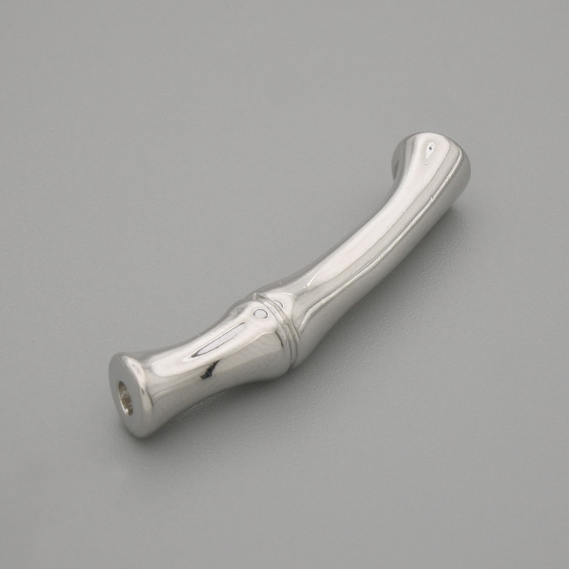 Bead insert 'Twig' in silver color, size 28×5 mm ±, hole diameter 1.8 mm ±, per piece