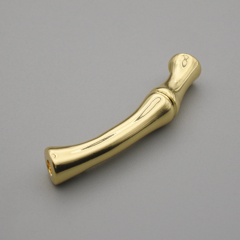 Twig Bead Insert - Gold-tone, 28×5 mm with 1.8 mm hole, per piece