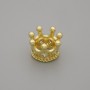 Pandora Crown Bead 8x7mm, hole diameter ~6mm, per 1 piece