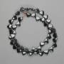 Hematite Heart Beads 8×8 mm, Length 40 cm±