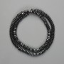 Hematite Rondelle Beads 6x2mm Faceted