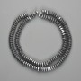 Hematite Faceted Rondelle Beads 6x2 mm ± Silver Color, Length 38 cm+