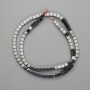 Hematite cube beads 4×4 mm ±, length 40 cm ±